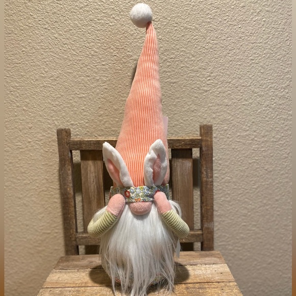 Spring Bunny Plush Gnomes Set Of 2, Spring Floral Gnomes, Bunny Gnomes - Picture 8 of 14